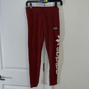 Stretch adidas tech fit track yoga crop leg running jogging pant S (10 UK)